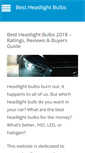 Mobile Screenshot of bestheadlightbulbs.com
